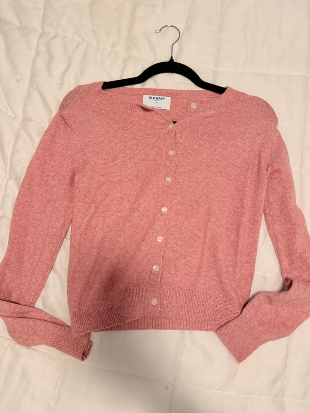 Old Navy Rose Pink Button-Front Women's Cardigan